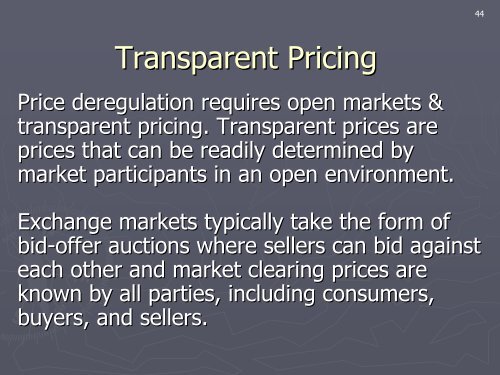 Electric Utilities, Deregulation and Restructuring of U.S. Electricity ...