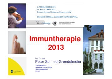 (Microsoft PowerPoint - Immuntherapie 2013 Luzern Fr ...