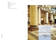 BAU STEIN - Naturstein-Verband Schweiz (NVS)