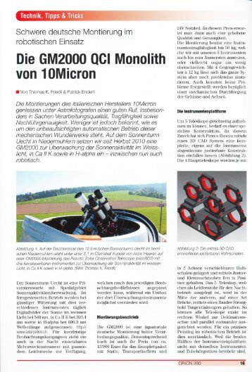 Die GM2000 QCI Monolith von 10Micron - Robotic Solar ...