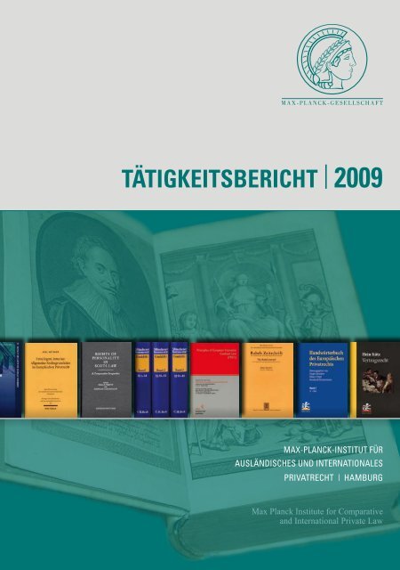 Tätigkeitsbericht 2009 Max Planck Institut Für - 