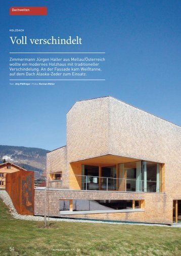 2011 Dachbau Magazin - Jürgen Haller