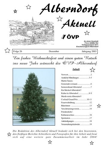 Ausgabe Nr. 26 Dezember