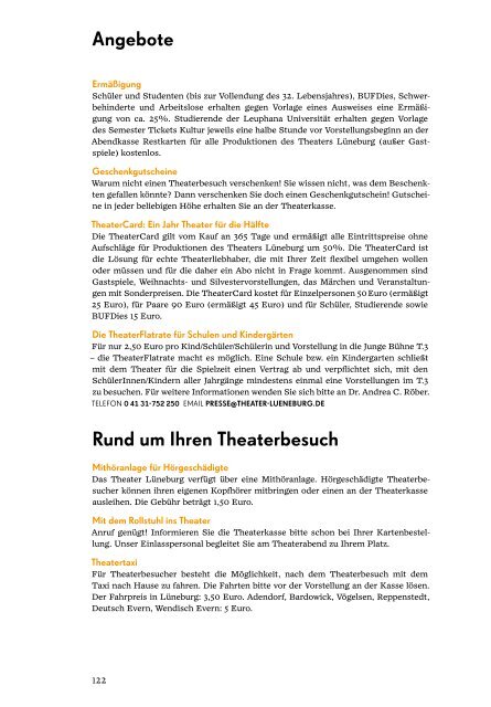 Spielzeitheft 2013/2014 als pdf - Theater Lüneburg