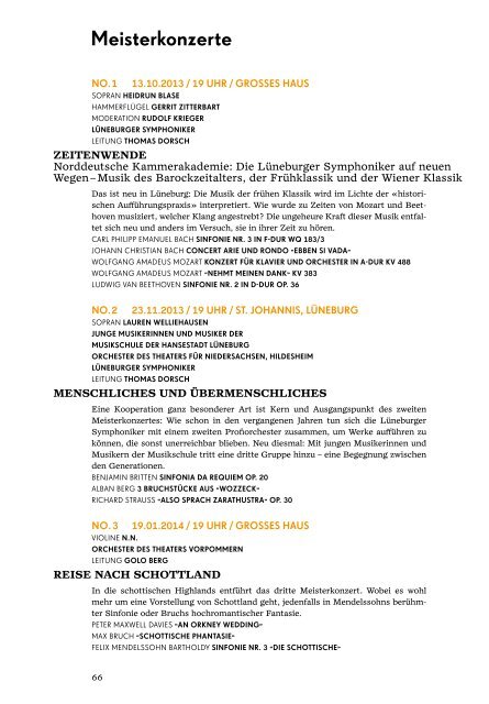 Spielzeitheft 2013/2014 als pdf - Theater Lüneburg