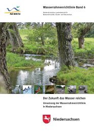 Band 6 - Der Zukunft das Wasser reichen - Niedersächsischer ...