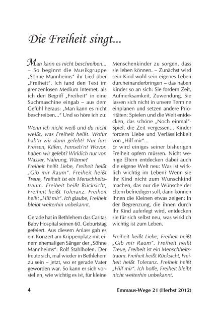 Beit Emmaus Wege 21 - Deutscher Verein vom Heiligen Lande