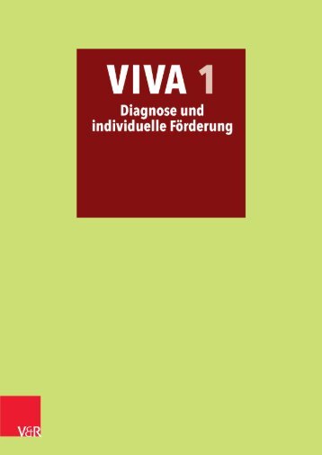 VIVA 1 Diagnose und individuelle Förderung - Vandenhoeck ...