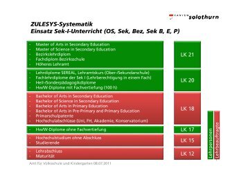 ZULESYS-Systematik Einsatz Sek-I-Unterricht (OS, Sek, Bez, Sek B ...