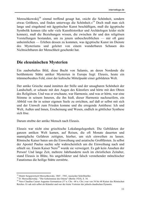Mysterium - Mysterien - Mysterienkulte - Internetloge.de