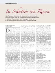 Im Schatten von Riesen - Sigma Xi