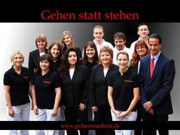 Gehen statt Stehen (Patientenvortrag)