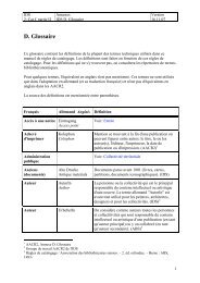 KIDS Annexe D: Glossaire