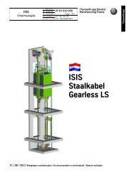 ISIS Staalkabel Gearless LS - TEF-online