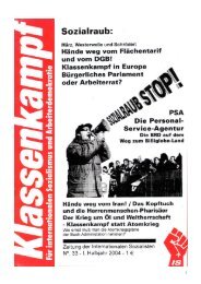 Klassenkampf No. 33 (2004) - Internationale Sozialisten