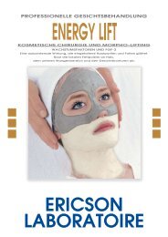 ENERGY LIFT-Broschüre - Ericson Laboratoire