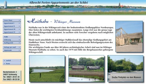 Willkommen bei Albrecht Ferien-Appartements