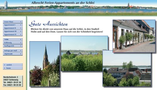 Willkommen bei Albrecht Ferien-Appartements