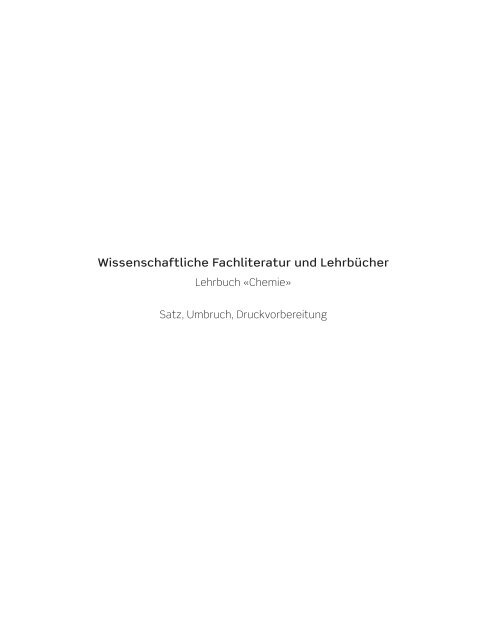 Wissenschaftliche Fachliteratur und Lehrbücher - Absatz-DTP-Service