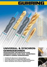 UNIVERSAL- & SYNCHRON- GEWINDEBOHREN