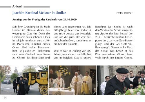 Ausgabe 04/09 Dez-Mrz - Bürgerverein Linde eV