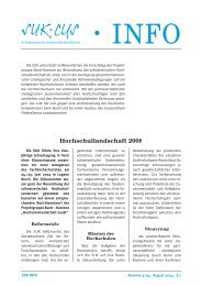 SUK Info Nr.3 als PDF - Schweizerische Universitätskonferenz