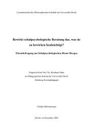 Bewirkt schulpsychologische Beratung das, was sie zu ... - Nepes