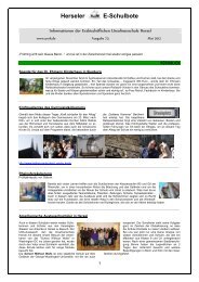 Newsletter Nr. 73 - Erzbischöfliche Ursulinenschule Hersel