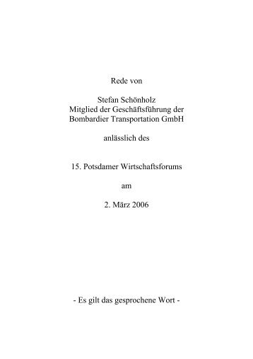 Rede von Stefan Schönholz Mitglied der ... - akb-kunststoff.de