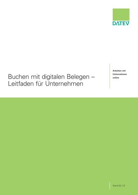 Buchen Mit Digitalen Belegen Kammerconsulting De