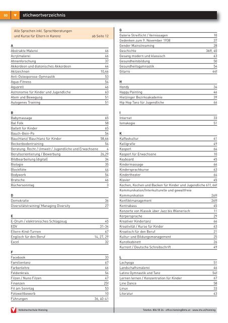 Download des Programms (11,17 MB) - Hietzing