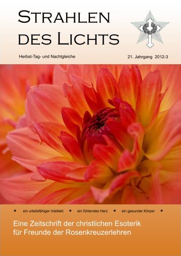 Das HERBST-ÄQUINOKTIUM - Strahlen des Lichts