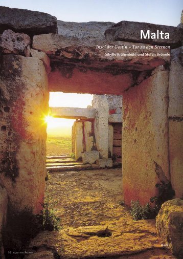Malta Insel der Göttin – Tor zu den Sternen - Hagia Chora Journal