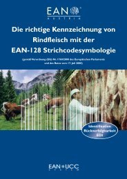 Die Kennzeichnung von Rindfleisch mit der EAN-128 ...