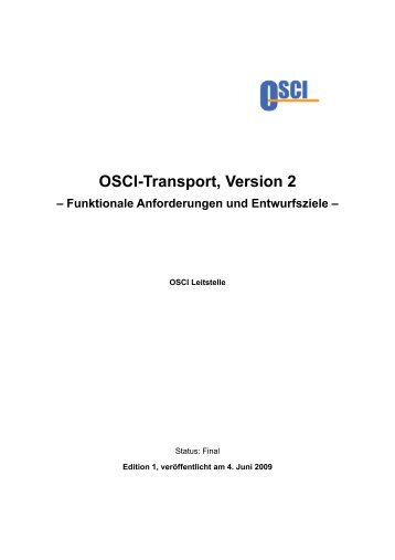 Funktionale Anforderungen und Entwurfsziele Edition 1(deutsch)