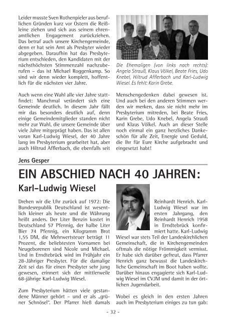 Gemeindebrief - Kirchenkreis Wittgenstein