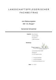 landschaftspflegerischer fachbeitrag - Gemeinde Schwalmtal