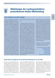 Heft 3 / 2004 - LPK Baden-Württemberg