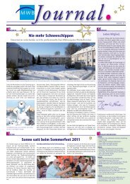 MWB Journal 2011, Dezember (PDF) - Mülheimer Wohnungsbau eG