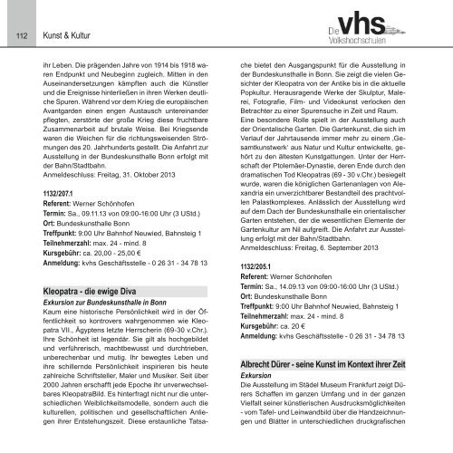 Programm 2/2013 - kvhs Neuwied eV