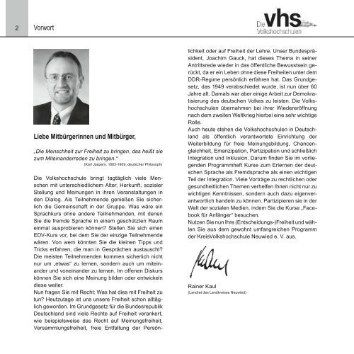 Programm 2/2013 - kvhs Neuwied eV