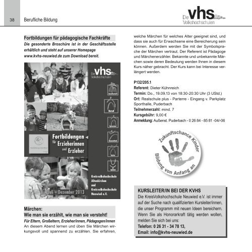 Programm 2/2013 - kvhs Neuwied eV