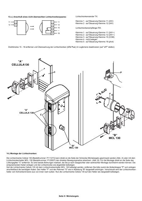 Montageanleitung - Torautomatik-shop.de