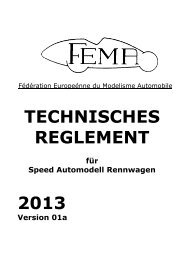 Technisches Reglement 2013 v01a - Speedmodelcar