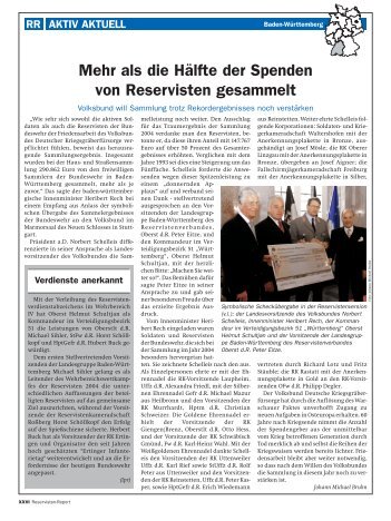 Juni - Reservisten-Report