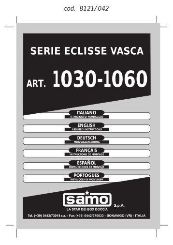 SERIE ECLISSE VASCA - Samo