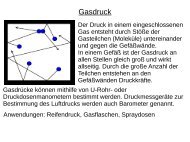 Gasdruck - bei Schlaefendorf.de