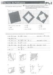 Pythagoras Lösung... - Schule Rain