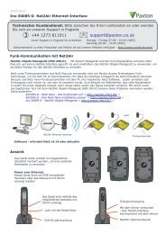 Anleitungen - Net2Air Ethernet-Interface - Paxton
