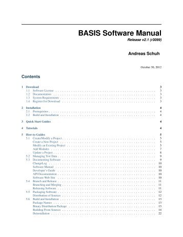 BASIS Software Manual - Penn Medicine Department of Radiology ...